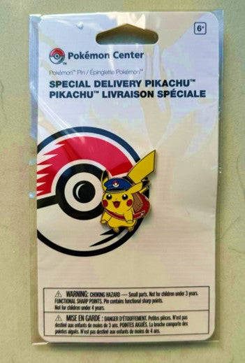 Pokemon Center Special Delivery Pikachu Pin Brand New Sealed